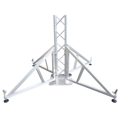 ProX Pair of Vertical truss towers outrigger Leg Stabilizers with 2 clamps for F34 and 12" Bolted Truss 2" Pipe Diameter