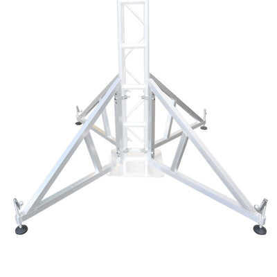 ProX Pair of Vertical truss towers outrigger Leg Stabilizers with 2 clamps for F34 and 12" Bolted Truss 2" Pipe Diameter