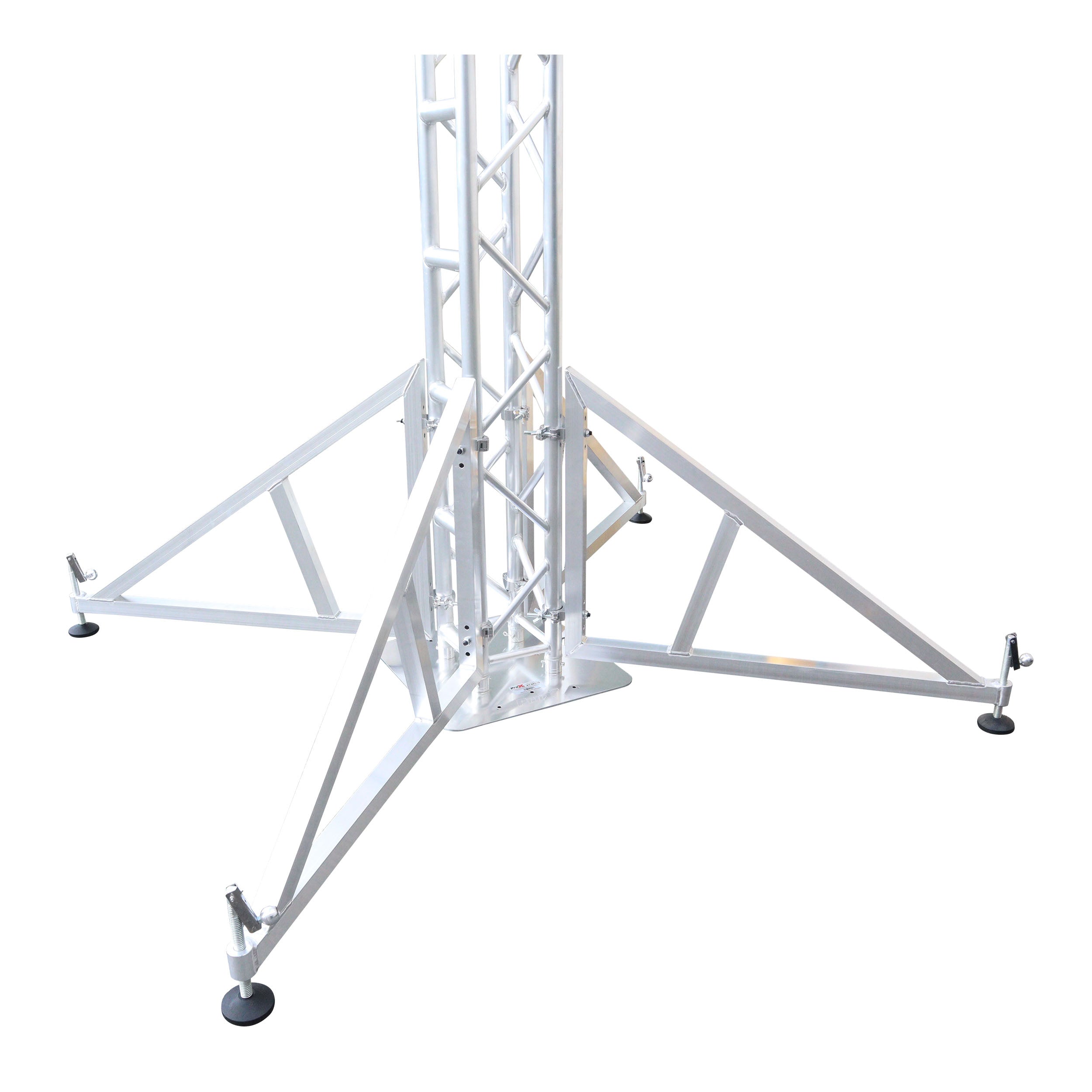 ProX Pair of Vertical truss towers outrigger Leg Stabilizers with 2 clamps for F34 and 12" Bolted Truss 2" Pipe Diameter