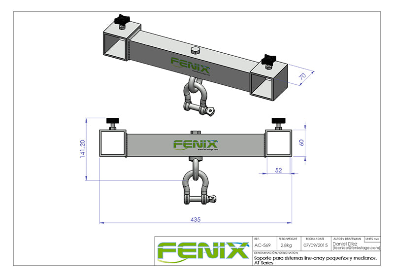 ProX Stand for Fenix XT-AT06 Line Arrays systems