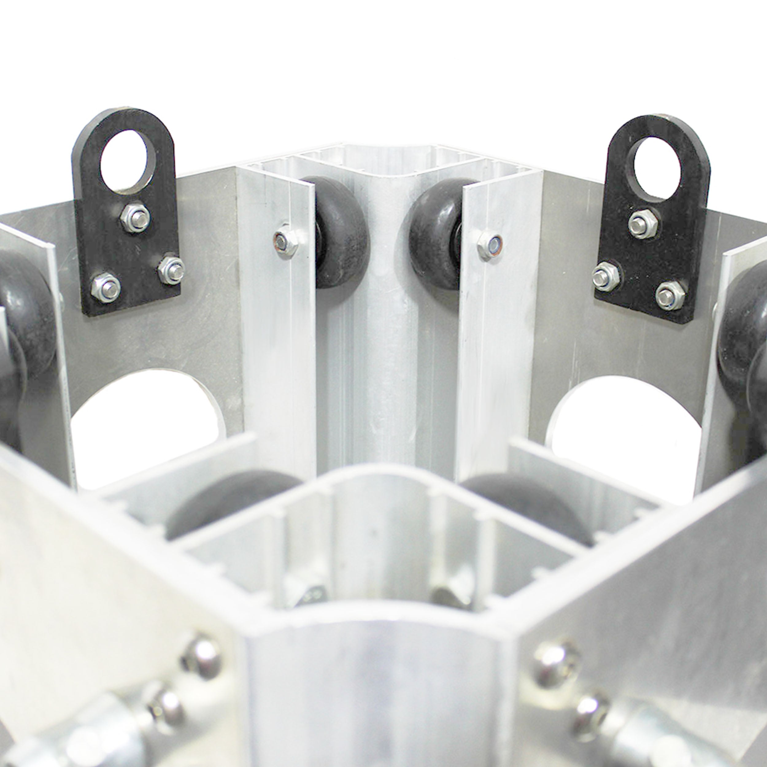 ProX Ground Support Sleeve Block 4 way corner for F34 Truss Segment Systems for roof system Structure Hoists Applications
