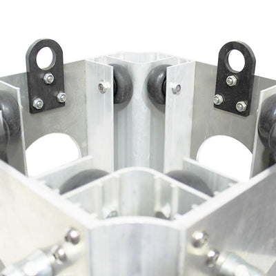 ProX Ground Support Sleeve Block 4 way corner for F34 Truss Segment Systems for roof system Structure Hoists Applications