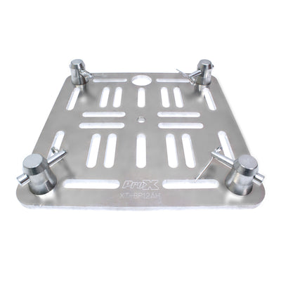 ProX 12" Aluminum 8mm Slotted Holes Truss Top Plate for F34 F32 F31 Conical Square Truss with Twist Locks and Connectors
