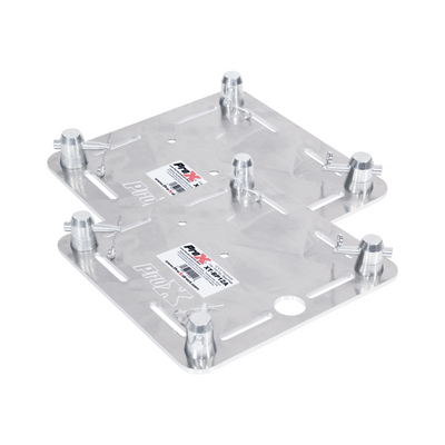 ProX Pair of 12" Aluminum 6mm Truss Top Plate for F34 F32 F31 Conical Square Truss with Connectors