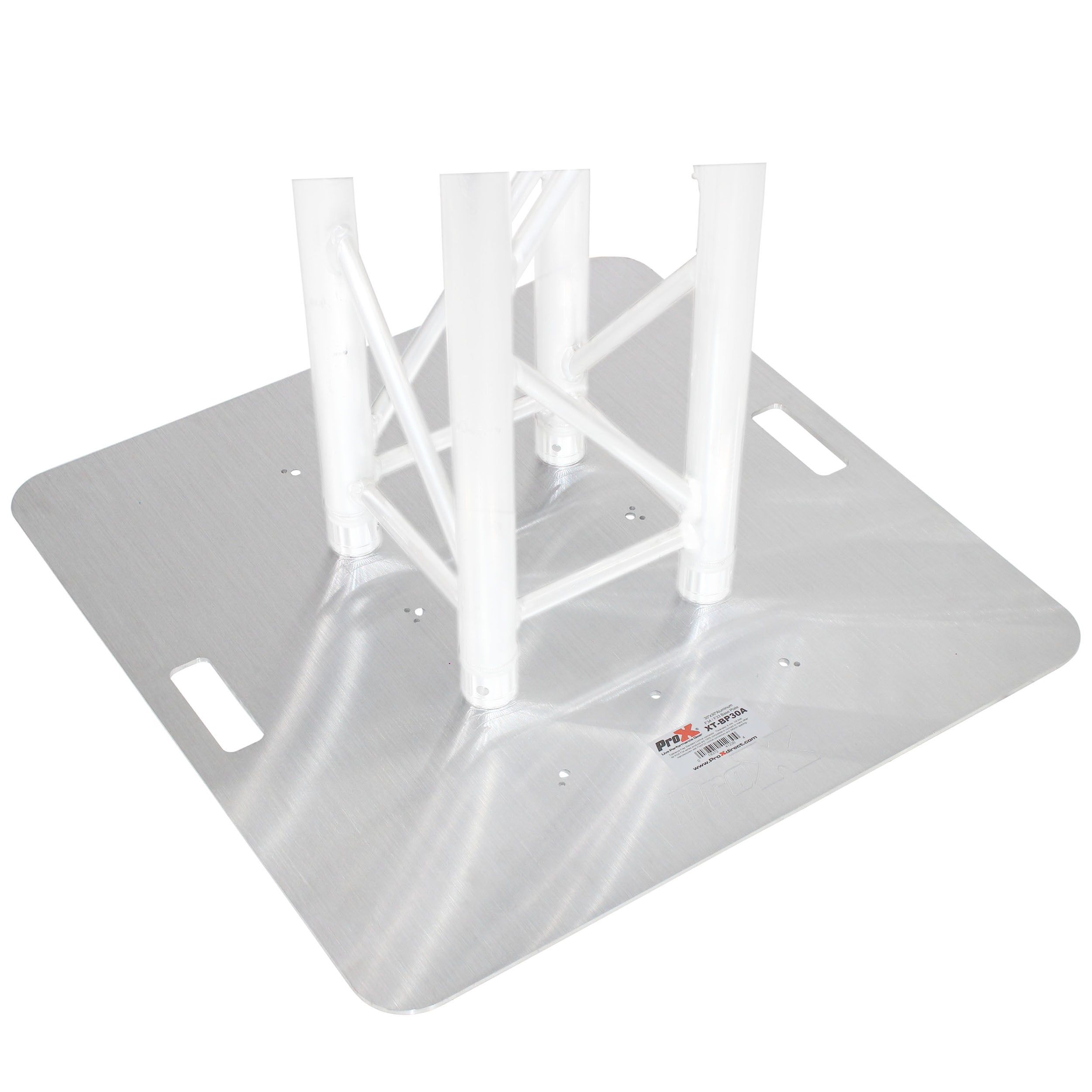 ProX 30" Aluminum 6mm Truss Base Plate for F34 F32 F31 Conical Square Truss with Connectors