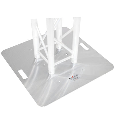 ProX 30" Aluminum 6mm Truss Base Plate for F34 F32 F31 Conical Square Truss with Connectors