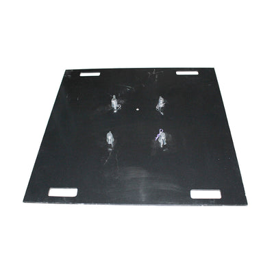 ProX 36'' Steel 10mm Truss Base Plate for F34 F32 F31 Conical Square Truss with Connectors - Black Finish