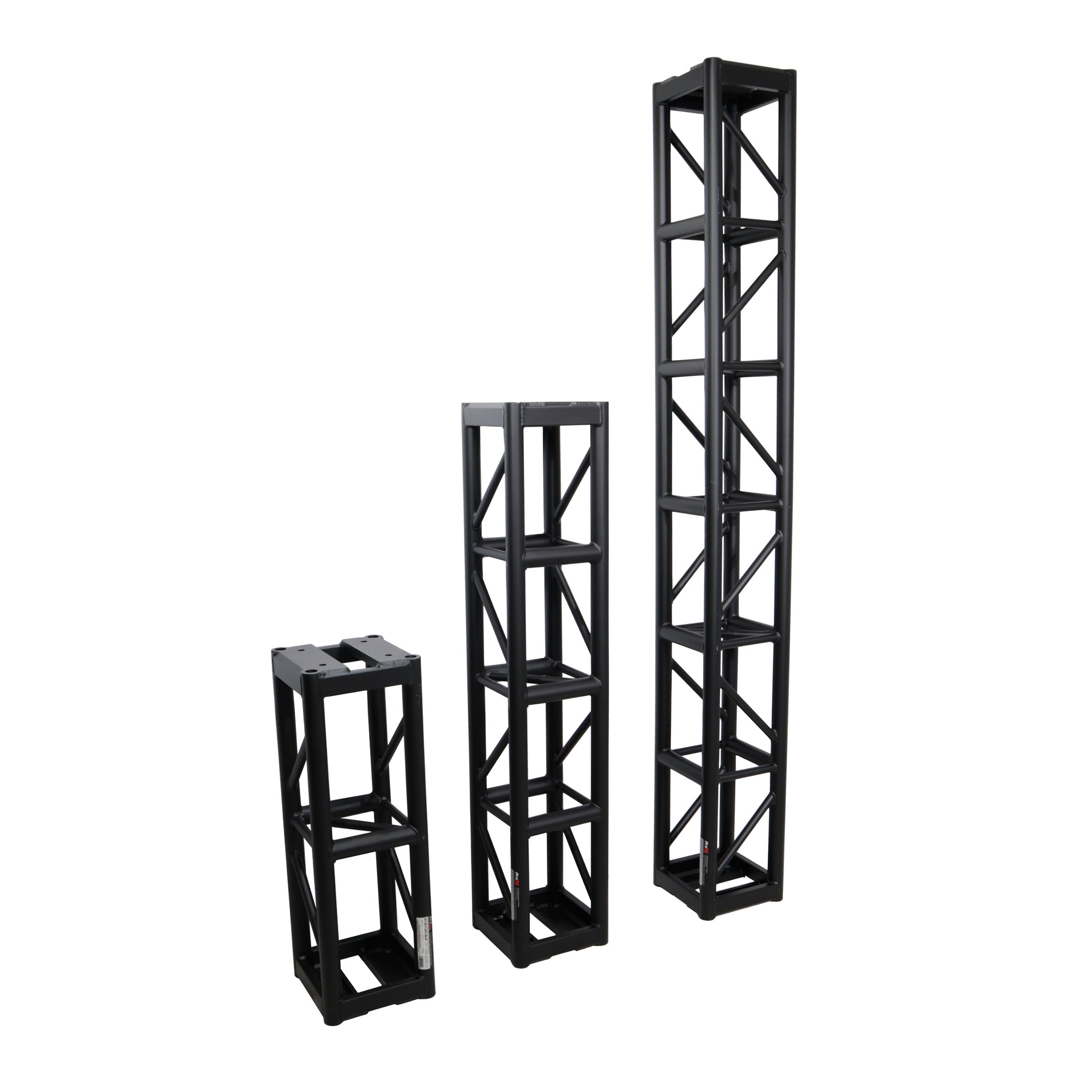 ProX 2 Ft. BoltX Black Bolted 12 Inch Professional Box Truss Segment | 3mm Wall – Black Finish