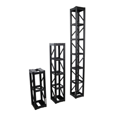 ProX 2 Ft. BoltX Black Bolted 12 Inch Professional Box Truss Segment | 3mm Wall – Black Finish