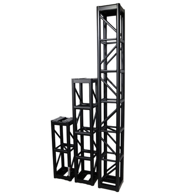 ProX 3 Ft. BoltX Black Bolted 12 Inch Professional Box Truss Segment | 3mm Wall – Black Finish