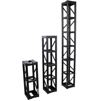 ProX 5 Ft. BoltX Black Bolted 12 Inch Professional Box Truss Segment | 3mm Wall – Black Finish