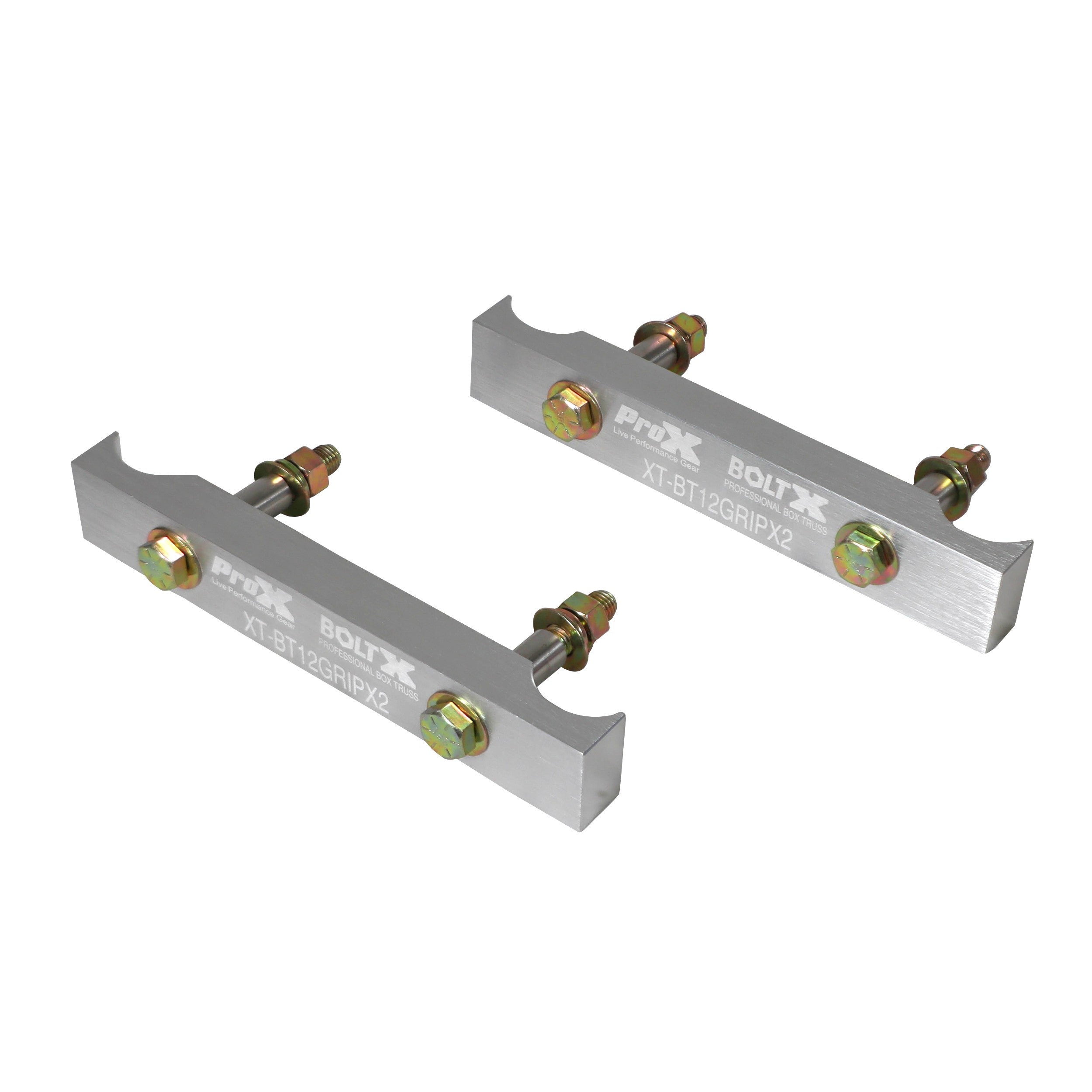 ProX Set of 2 Grip Block Grapple Bars for 12" BoltX Truss – Includes Grade 8 Bolts