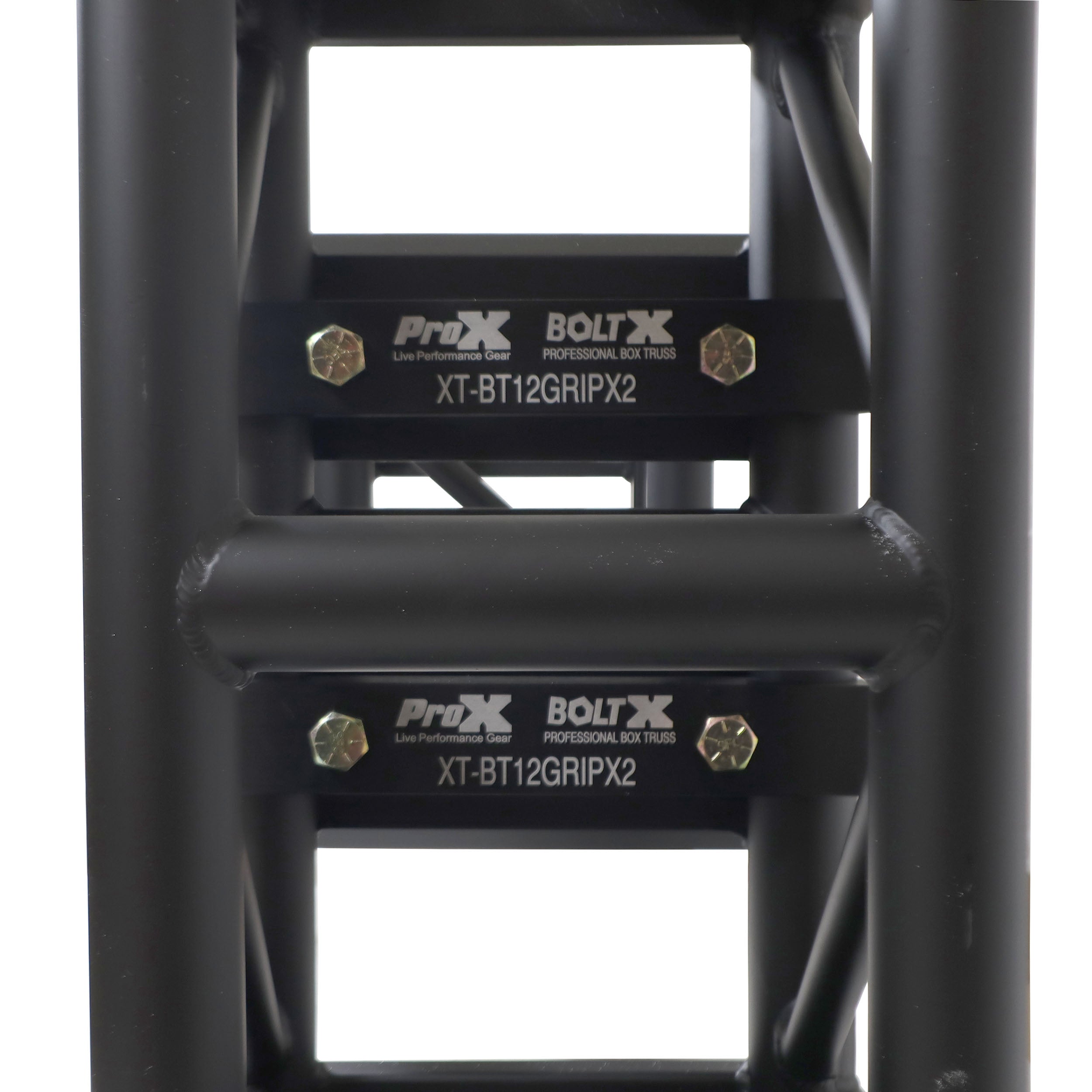 ProX Set of 2 Grip Block Grapple Bars for 12" BoltX Truss – Includes Grade 8 Bolts in Black