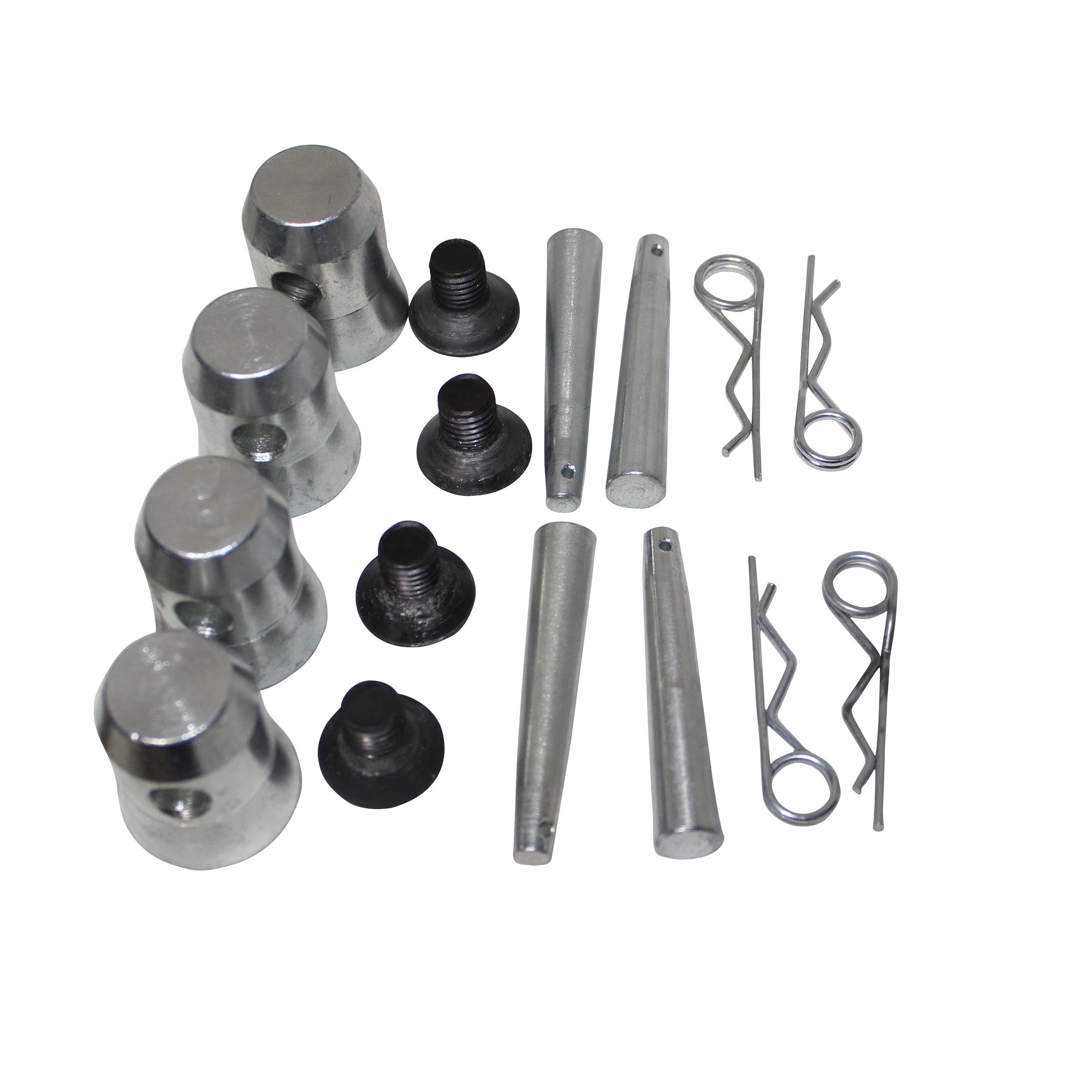 ProX Truss Base Plate Half Conical Connector Pack of 4 with Pin and safety clip
