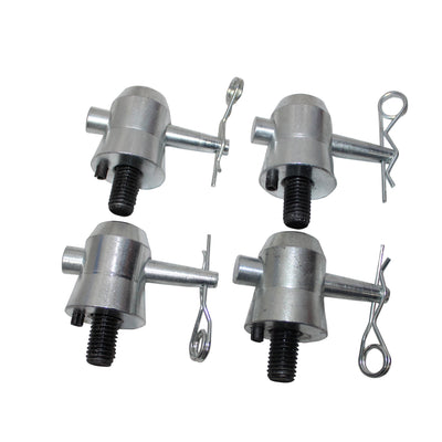 ProX Pack of 4 Truss Junction Box Connector Pack Half Conical Connectors with Pins, Bolts & Safety Clips
