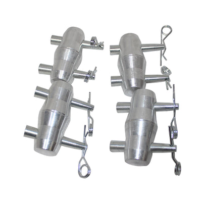 ProX Set of (4) Double Sided Conical Couplers with connectors and pins