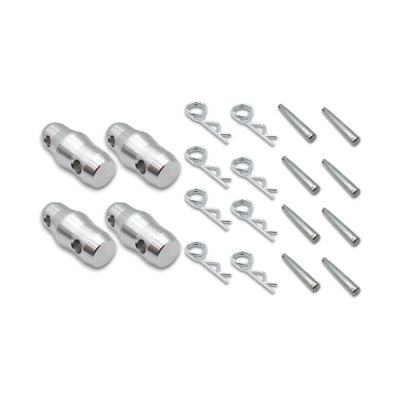 ProX Set of (4) Double Sided Conical Couplers with connectors and pins
