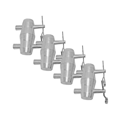 ProX Set of (4) Double Sided Conical Couplers with connectors and pins