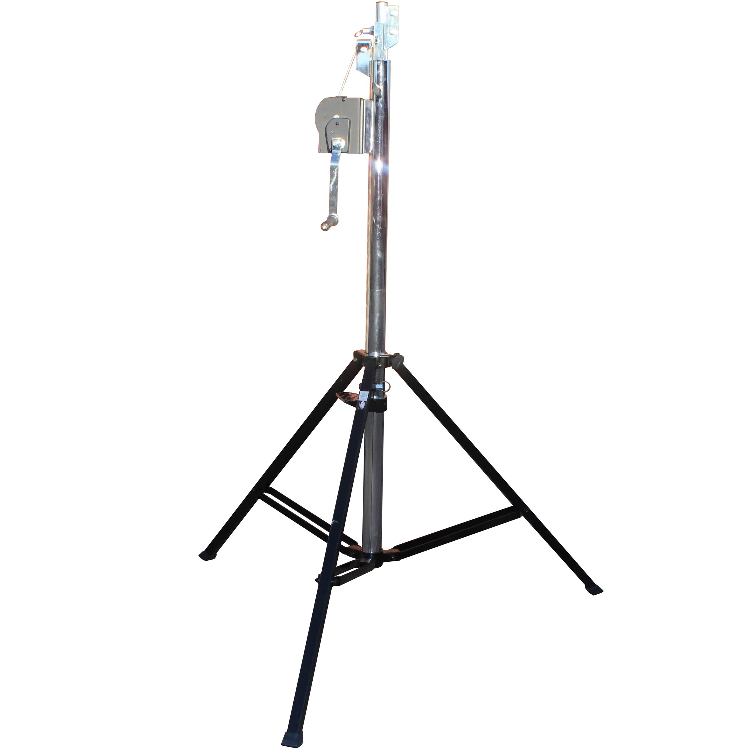 ProX 14 Ft Heavy-duty Lighting Crank Stand for Lifting Truss 220 lbs Capacity Incl 5ft T-Bar