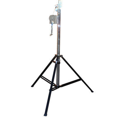 ProX 14 Ft Heavy-duty Lighting Crank Stand for Lifting Truss 220 lbs Capacity Incl 5ft T-Bar