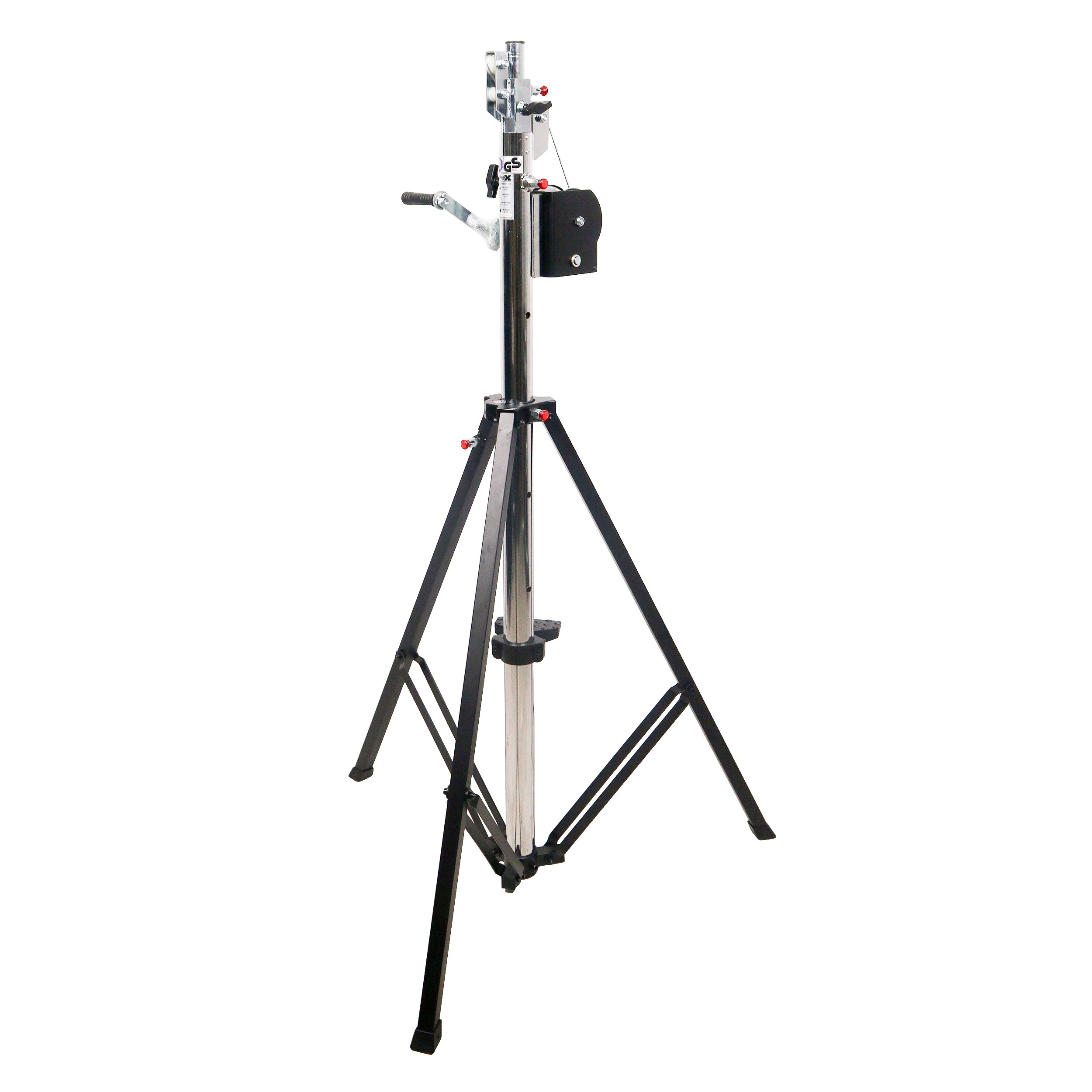 ProX 14 Ft Heavy-duty Lighting Crank Stand for Lifting Truss 220 lbs Capacity Incl 5ft T-Bar