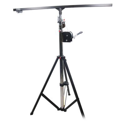 ProX 14 Ft Heavy-duty Lighting Crank Stand for Lifting Truss 220 lbs Capacity Incl 5ft T-Bar