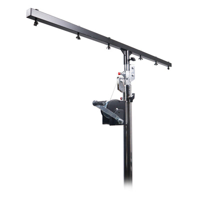 ProX 14 Ft Heavy-duty Lighting Crank Stand for Lifting Truss 220 lbs Capacity Incl 5ft T-Bar