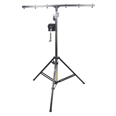 ProX 14 Ft Heavy-duty Lighting Crank Stand for Lifting Truss 220 lbs Capacity Incl 5ft T-Bar