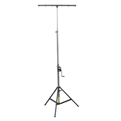 ProX 14 Ft Heavy-duty Lighting Crank Stand for Lifting Truss 220 lbs Capacity Incl 5ft T-Bar