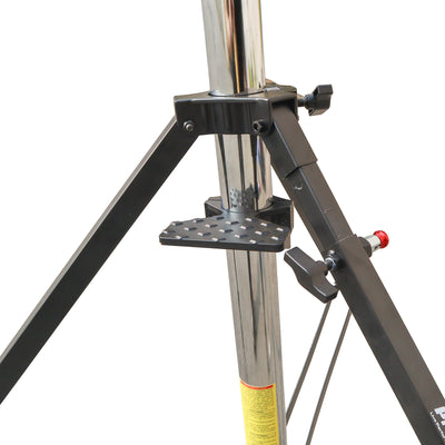 ProX 14 Ft Heavy-duty Lighting Crank Stand for Lifting Truss 220 lbs Capacity Incl 5ft T-Bar