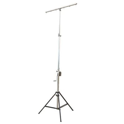 ProX 14 Ft Heavy-duty Lighting Crank Stand for Lifting Truss 220 lbs Capacity Incl 5ft T-Bar