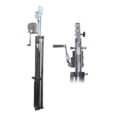 ProX 14 Ft Heavy-duty Lighting Crank Stand for Lifting Truss 220 lbs Capacity Incl 5ft T-Bar