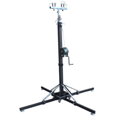 ProX 18 Ft. Lighting Crank Truss Stand 330 Lbs.Capacity Includes T-Adapter Truss Mount