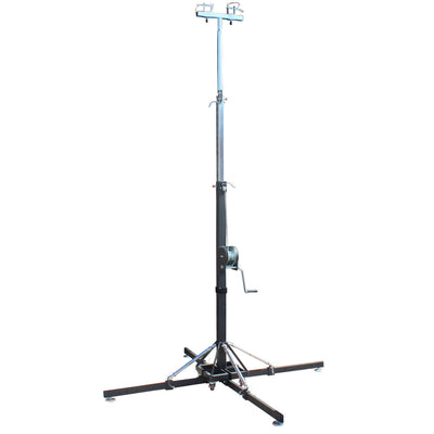 ProX 18 Ft. Lighting Crank Truss Stand 330 Lbs.Capacity Includes T-Adapter Truss Mount