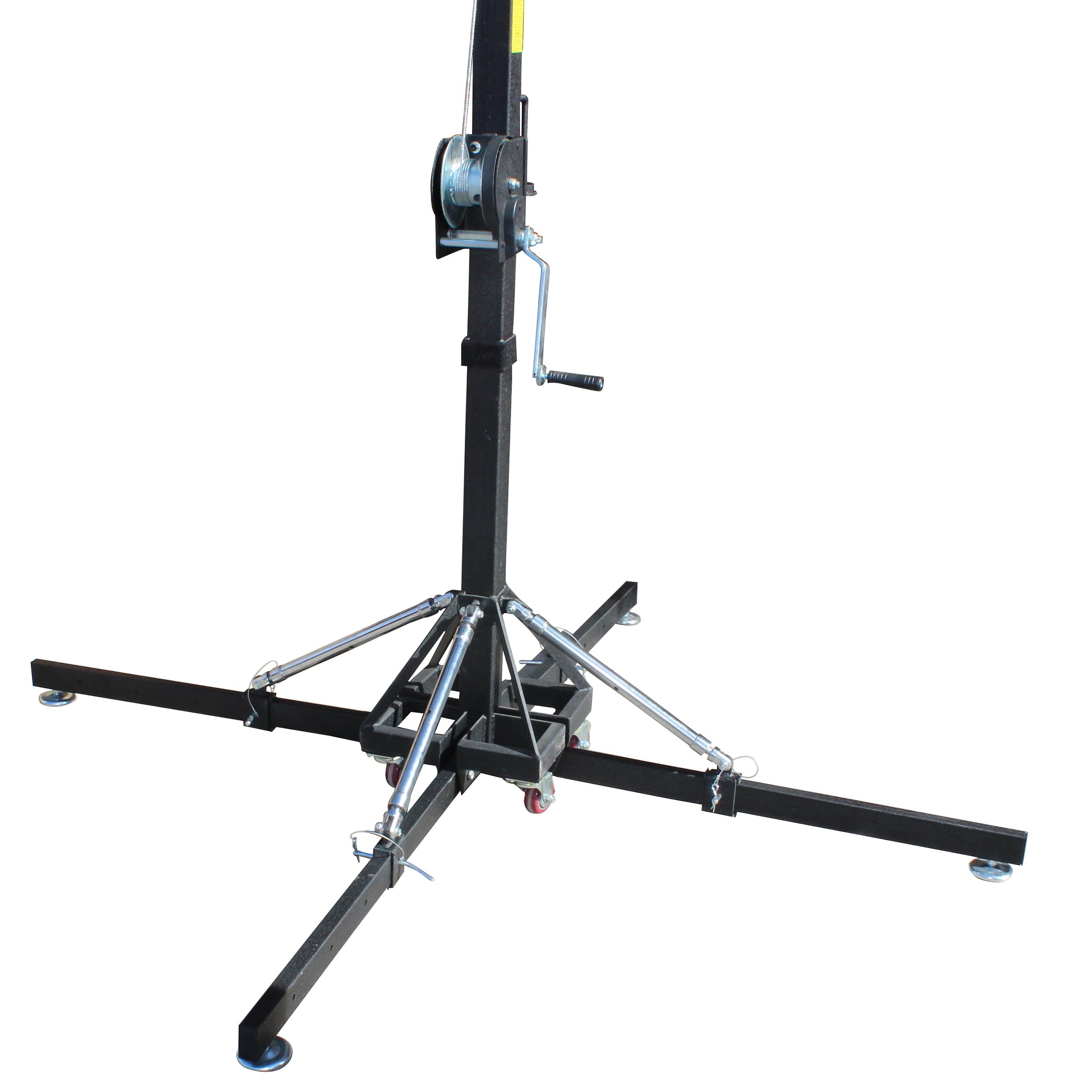 ProX 18 Ft. Lighting Crank Truss Stand 330 Lbs.Capacity Includes T-Adapter Truss Mount