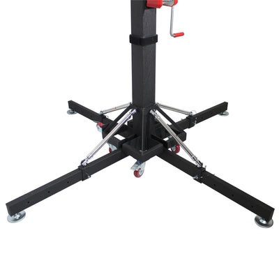 ProX 18 Ft Lighting Heavy-Duty Crank Truss Stand 500 Lb. Capacity with Outriggers Center Load18'Includes T-Adapter Truss Mount