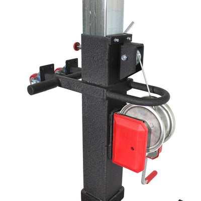ProX 18 Ft Lighting Heavy-Duty Crank Truss Stand 500 Lb. Capacity with Outriggers Center Load18'Includes T-Adapter Truss Mount