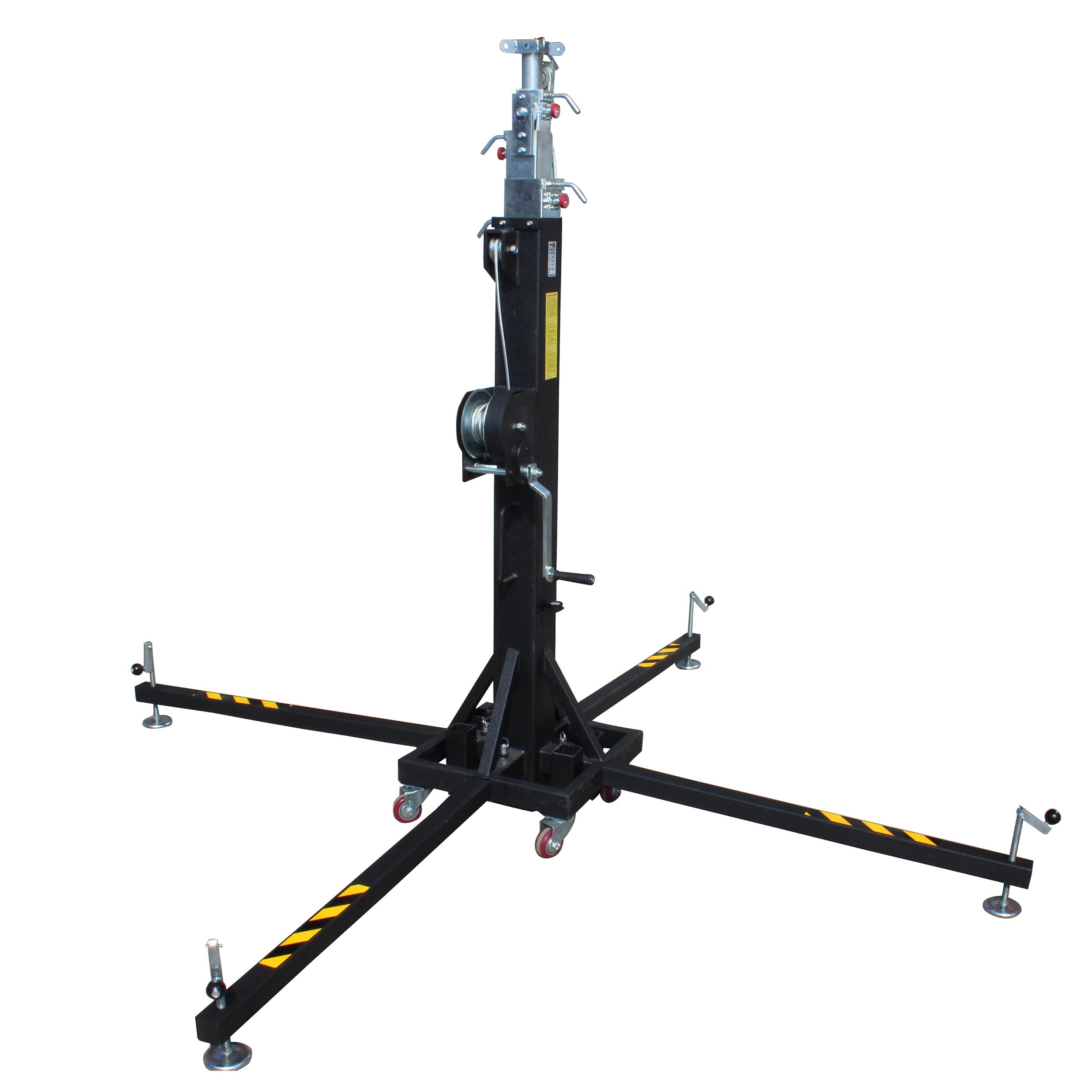 ProX XT-CRANK22FT-400 Heavy Duty 22 Ft. High Truss Crank Lighting Stand 400 Lbs. Capacity Includes T-Adapter Truss Mount