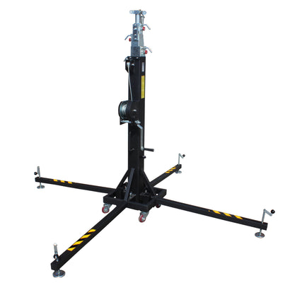 ProX XT-CRANK22FT-400 Heavy Duty 22 Ft. High Truss Crank Lighting Stand 400 Lbs. Capacity Includes T-Adapter Truss Mount