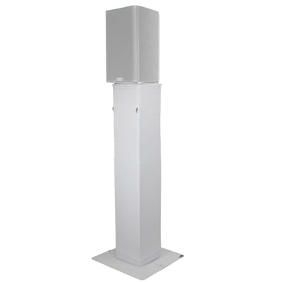 ProX Flex Totem TV - 3ft to 6ft Height Adjustable Totem Stand Incl. TV Mount, Foldable Base Plate and Speaker Stud