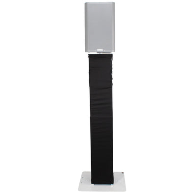 ProX Flex Totem TV - 3ft to 6ft Height Adjustable Totem Stand Incl. TV Mount, Foldable Base Plate and Speaker Stud