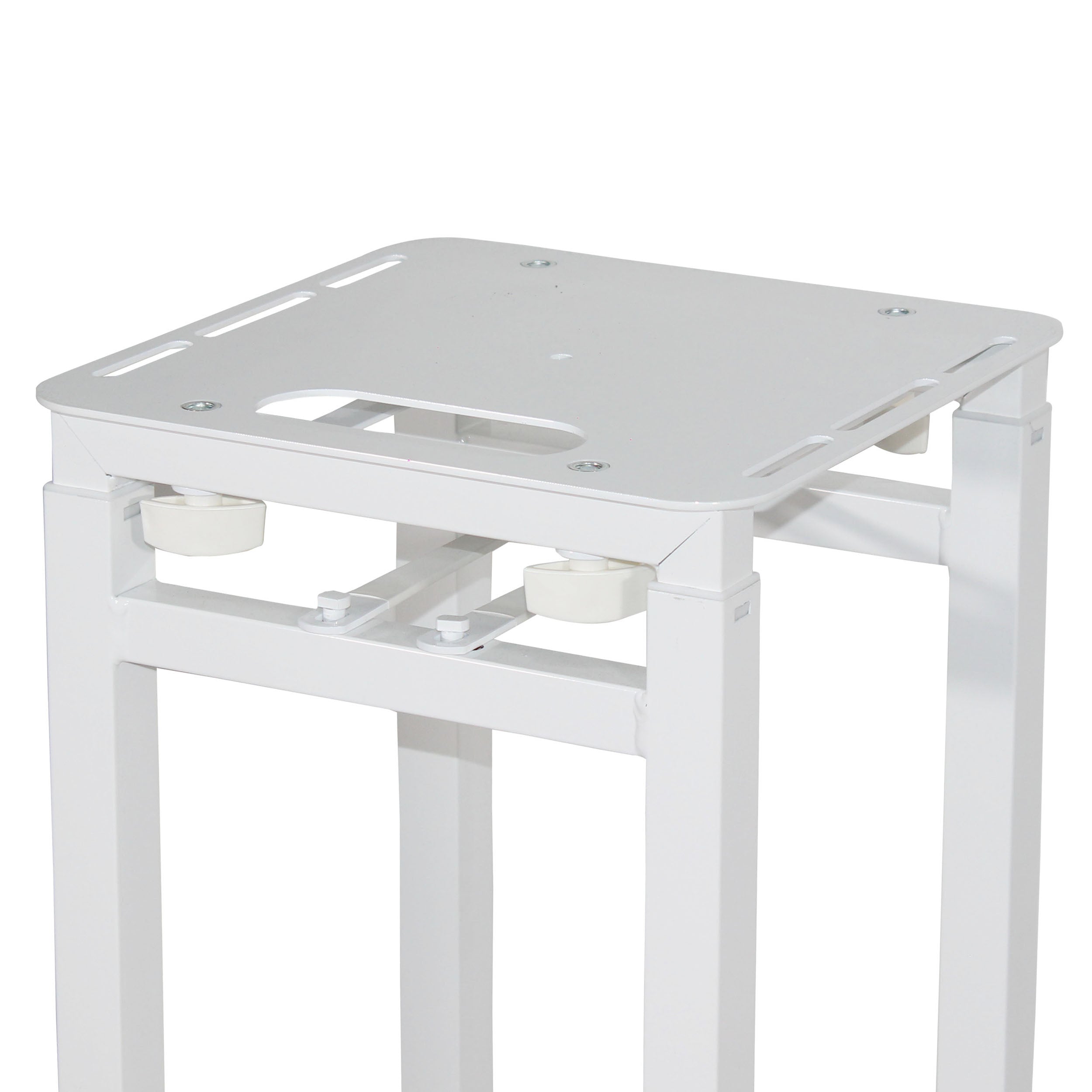 ProX Flex Totem TV - 3ft to 6ft Height Adjustable Totem Stand Incl. TV Mount, Foldable Base Plate and Speaker Stud