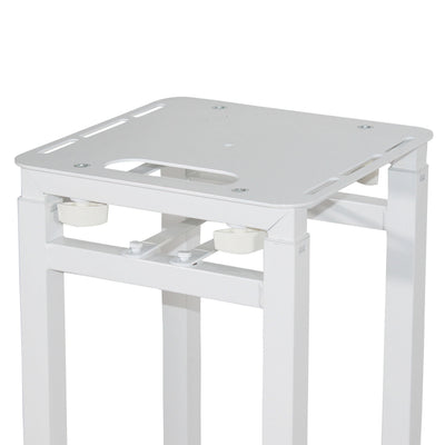 ProX Flex Totem TV - 3ft to 6ft Height Adjustable Totem Stand Incl. TV Mount, Foldable Base Plate and Speaker Stud