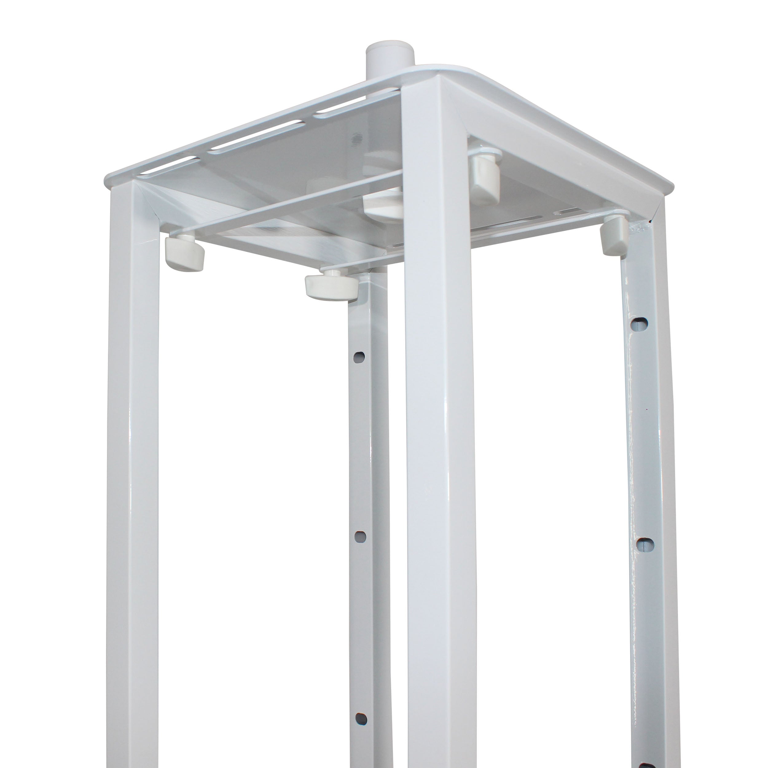 ProX Flex Totem TV - 3ft to 6ft Height Adjustable Totem Stand Incl. TV Mount, Foldable Base Plate and Speaker Stud