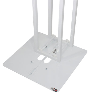 ProX Flex Totem TV - 3ft to 6ft Height Adjustable Totem Stand Incl. TV Mount, Foldable Base Plate and Speaker Stud