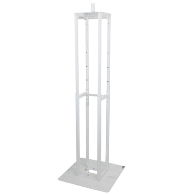 ProX Flex Totem TV - 3ft to 6ft Height Adjustable Totem Stand Incl. TV Mount, Foldable Base Plate and Speaker Stud