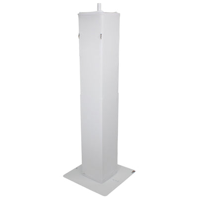 ProX Flex Totem TV - 3ft to 6ft Height Adjustable Totem Stand Incl. TV Mount, Foldable Base Plate and Speaker Stud