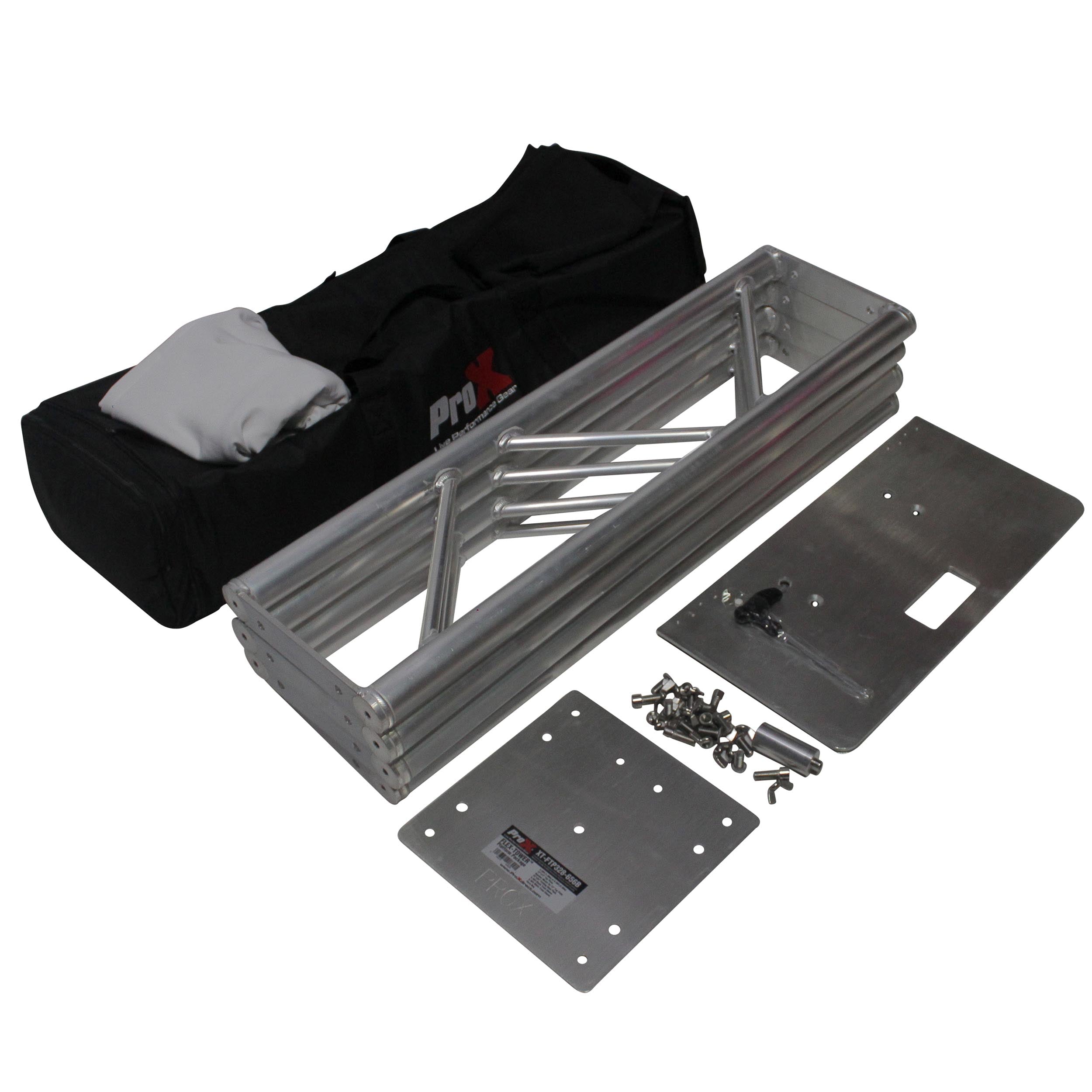 ProX Flex Tower Totem Package - Adjustable 6.56ft or 3.28ft With Soft Carrying Bag