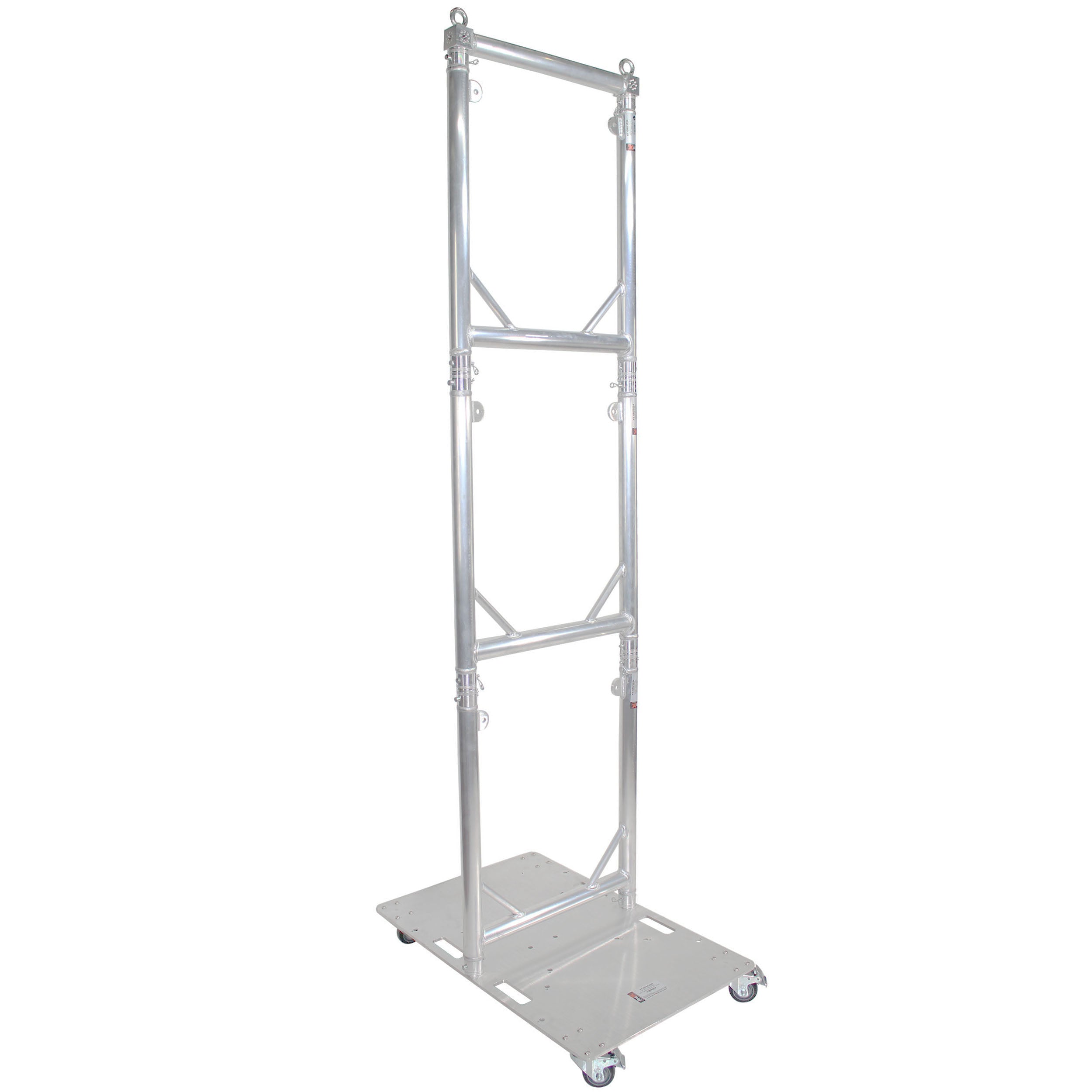 ProX Truss Modular 3X Rapid U Grid Trio Package for Lighting - Moving Heads W-Rolling Aluminum Baseplate