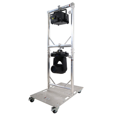 ProX Truss Modular 2X Rapid U Grid Dual Package for Lighting - Moving Heads W-Rolling Aluminum Baseplate